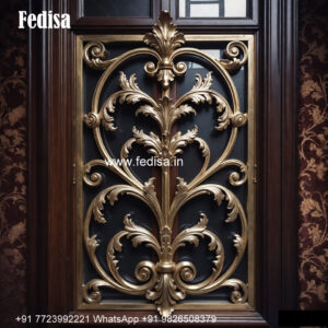 Window Grill Design With Floral Patterns