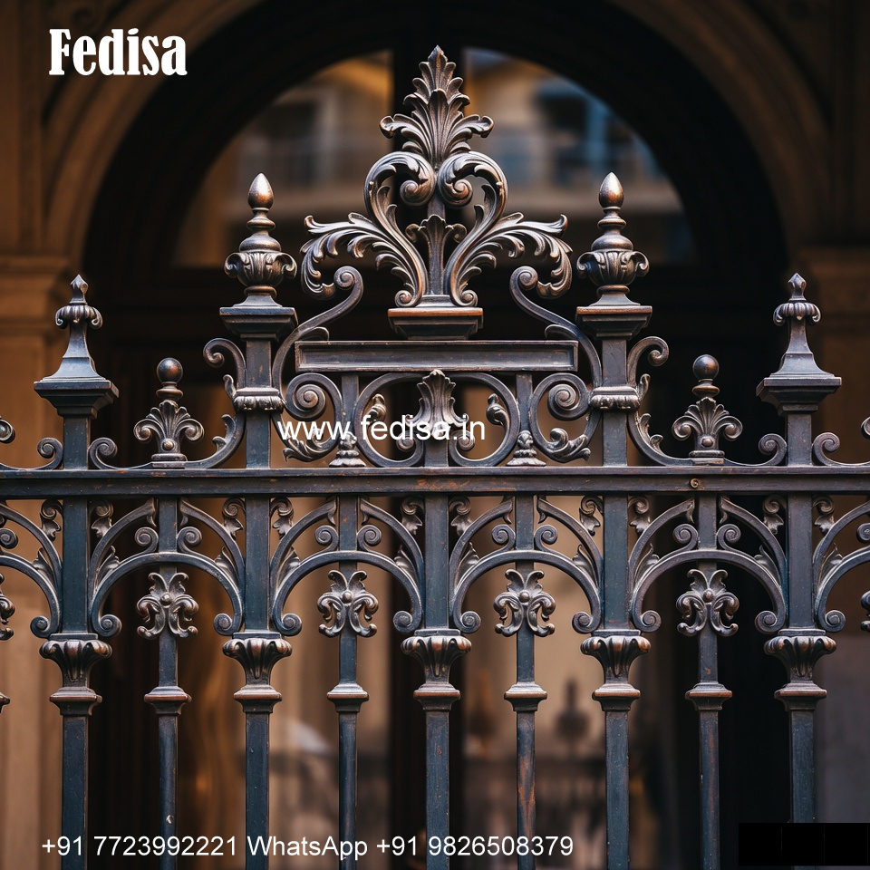 Window Grill Design With Stylish Frame House Top Grill Design