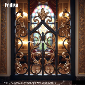 Window Grill Design With Decorative Borders Square Pipe Grill Gate Design