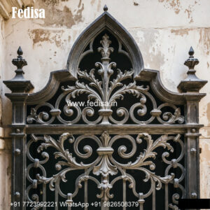 Window Grill Design For Classic Exterior House Front Side Grill Design