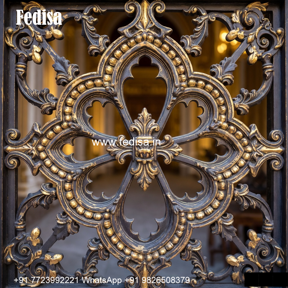 Fancy Window Grill Design For Luxury Houses Round Bar Window Grill Design