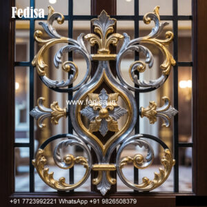 Window Grill Design With Decorative Panels Home Main Gate Grill Design
