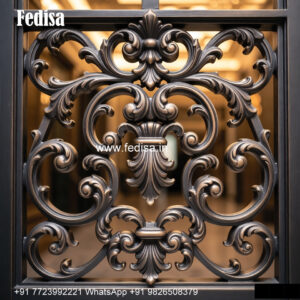 Window Grill Design With Artistic Work Window Square Bar Grill Design