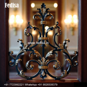 Window Grill Design With Smooth Texture Steel Grill Design Glass