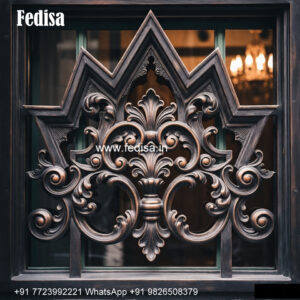 Window Grill Design With Designer Pattern Window Arch Grill Design