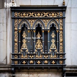 Window Grill Design With Premium Style Horizontal Grill Design For Balcony