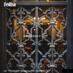 Window Grill Design With Modern Structure Round Shape Balcony Grill Design