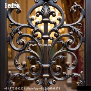 Modern Window Grill Design With Glass Combination European Window Grill Design