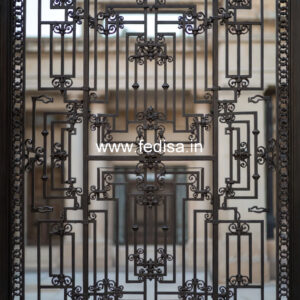 Window Grill Design With Stylish Frame Safety Grill Door For House