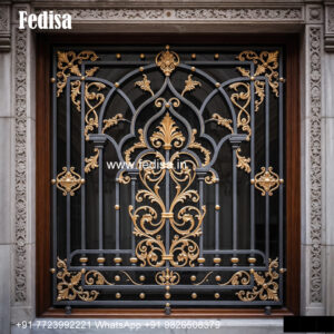 Window Grill Design With Elegant Appeal House Entrance Grill Design