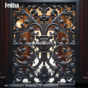 Window Grill Design With Durable Finish Wall Compound Grill