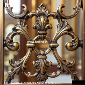 Floral Window Grill Design For Classic Homes