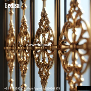 Iron Window Grill Design With Elegant Finish