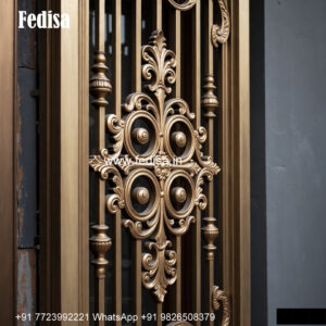 Window Grill Design With Floral Patterns