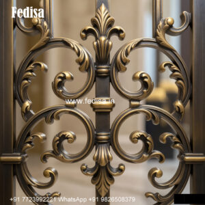 Window Grill Design With Powder Coating Finish Compound Wall Top Grill