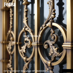 Window Grill Design With Curved Patterns Grill Design Normal