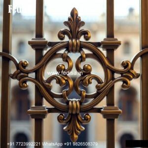 Window Grill Design For Classic Look Ground Floor Window Grill Design