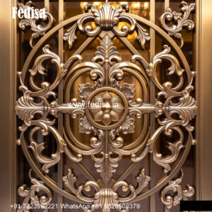 Stylish Window Grill Design With Geometric Patterns Round Grill Design Window