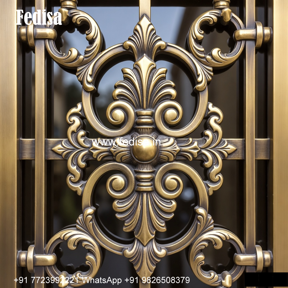 Affordable Window Grill Design Ideas For Every Budget Wooden Safety Door With Steel Grill