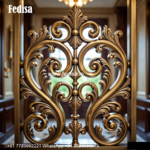 Stylish Window Grill Design For Exterior Sliding Grill Door For Balcony