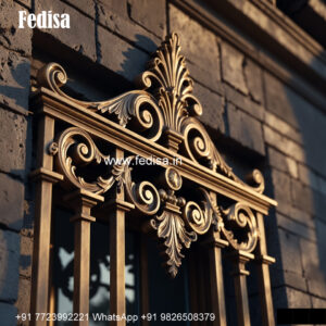 Window Grill Design With Geometric Shapes