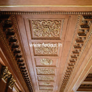 Wooden Ceiling Design Office Gypsum Ceiling Design No-8030