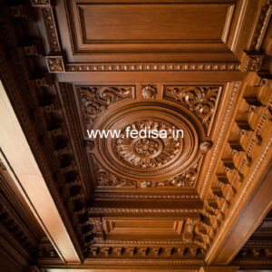 Wooden Ceiling Design Gypsum Ceiling Bedroom No-8072