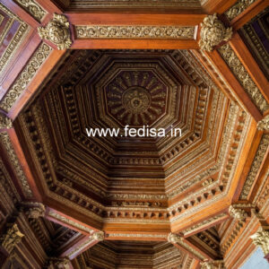 Wooden Ceiling Design Blue Ceiling Design No-8077