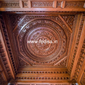 Wooden Ceiling Design False Ceiling For Pooja Room No-8091