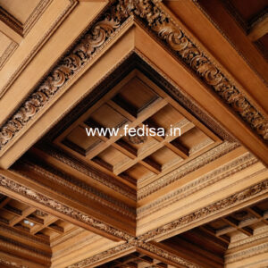 Wooden Ceiling Design Ceiling Plus Minus Design No-8093
