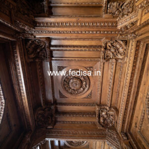 Wooden Ceiling Design Fancy Fan Design No-8131