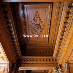 Wooden Ceiling Design Pop Ceiling Corner Design No-8133