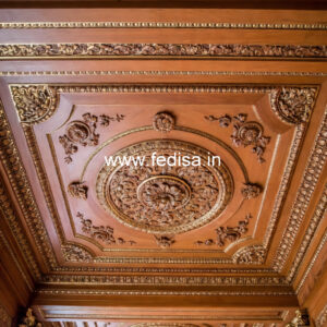 Wooden Ceiling Design False Ceiling Bedroom With Fan No-8142