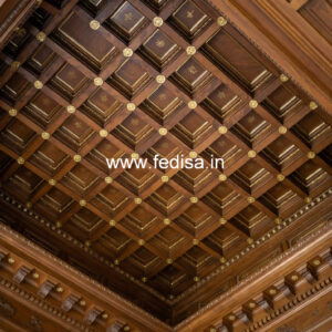 Wooden Ceiling Design Ceiling Design With Two Fans No-8157