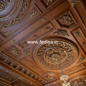 Wooden Ceiling Design Pop Design With Price No-8170