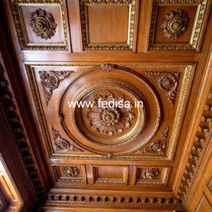 Wooden Ceiling Design False Ceiling Design For Guest Room No-8176