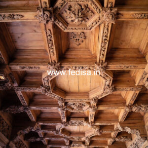 Wooden Ceiling Design Fiber False Ceiling Design No-8221