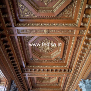 Wooden Ceiling Design Modern Simple Pop Design Hall No-8254