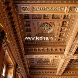 Wooden Ceiling Design Gypsum Color Design No-8272