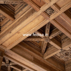 Wooden Ceiling Design Ceiling Pop Flower Design Color No-8281