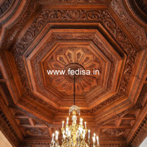 Wooden Ceiling Design High Ceiling Small House Design No-8287