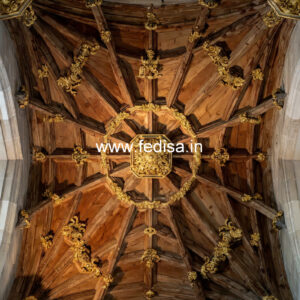 Wooden Ceiling Design Pop Led Design No-8293