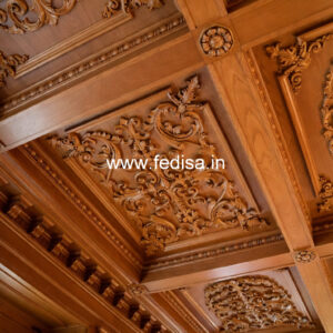 Wooden Ceiling Design Living Room Pop Design 2026 No-8309