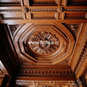 Wooden Ceiling Design Ceiling Pop Fan Box Design No-8311