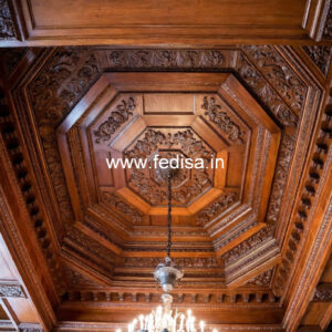 Wooden Ceiling Design Plus Minus False Ceiling No-8313