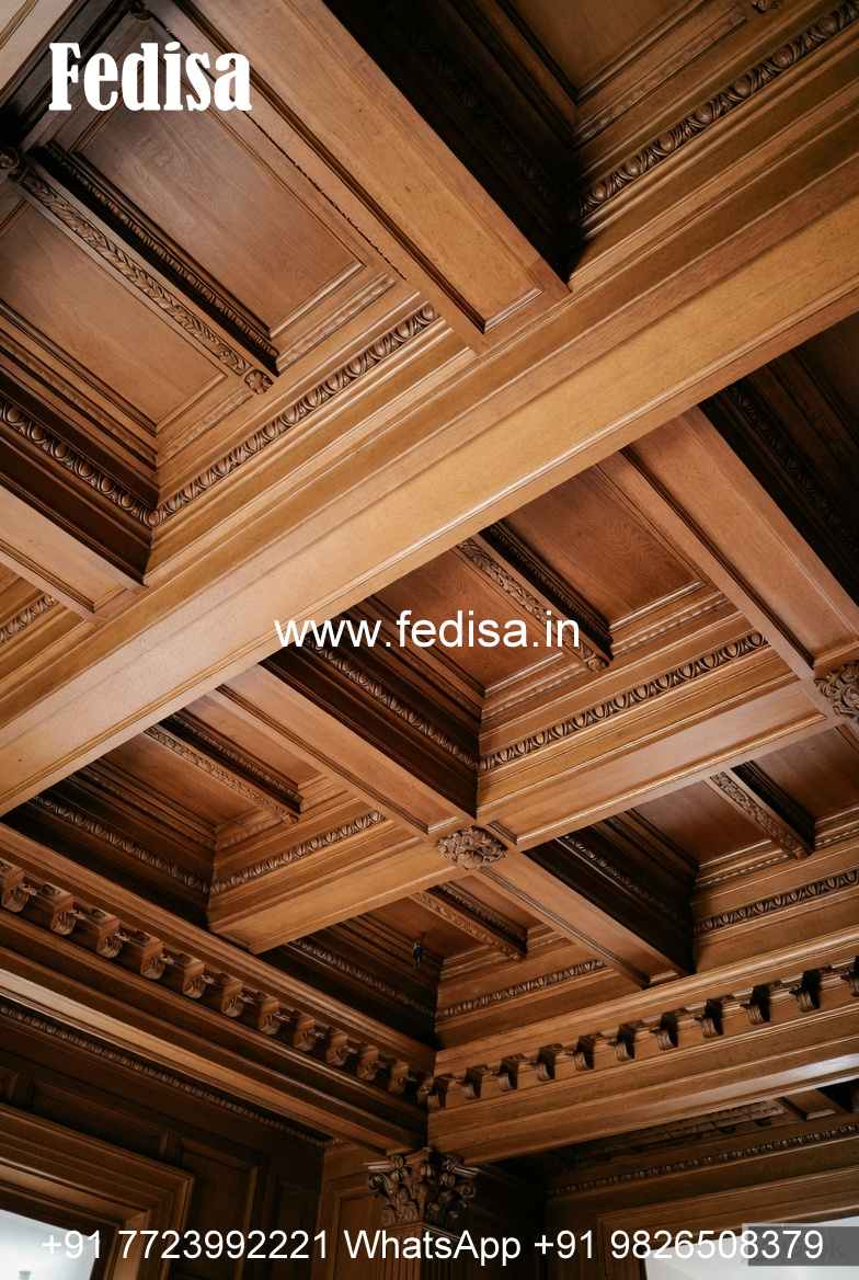 Wooden Ceiling Design Forsling Dizain No-8315