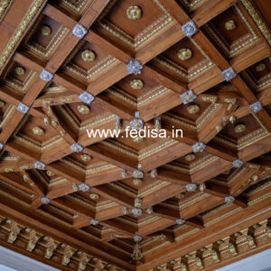 Wooden Ceiling Design Gray Ceiling Design No-8324