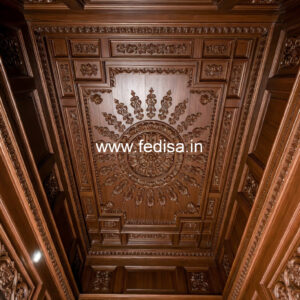 Wooden Ceiling Design Mdf Jali Pop Design No-8326