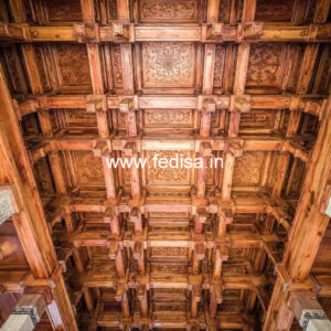 Wooden Ceiling Design Jhumar Pop Design No-8351