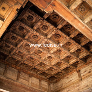 Wooden Ceiling Design False Ceiling Design For Square Bedroom No-8373